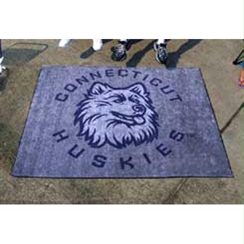 Fan Mats Connecticut Huskies NCAA Tailgater Floor Mat 5 x 6 ft.