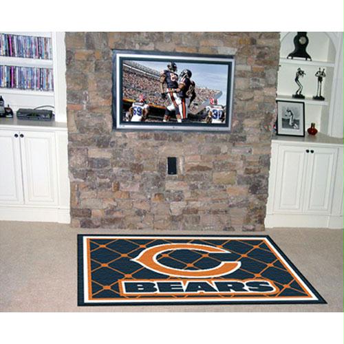 Fan Mats Chicago Bears NFL Floor Rug - 60 x 96 Inch