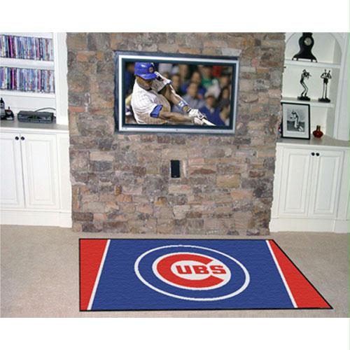 Fan Mats Chicago Cubs MLB Floor Rug - 5 x 8 ft.