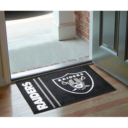 Fan Mats Oakland Raiders NFL Starter Uniform Inspired Floor Mat 20 x 30 Inch