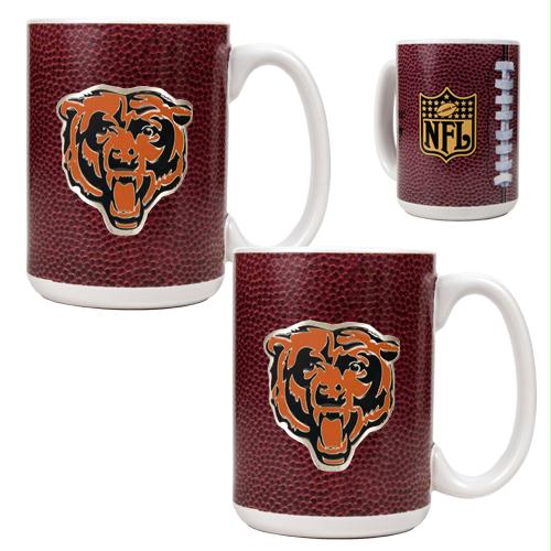 Great American Products Chicago Bears NFL 2pc Gameball Ceramic Mug Set Primary logo