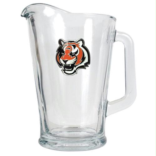 Great American Products Cincinnati Bengals NFL 60oz Glass Pitcher Primary Logo