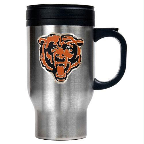 Great American Products Chicago Bears NFL 16oz Stainless Steel Travel Mug Primary Logo
