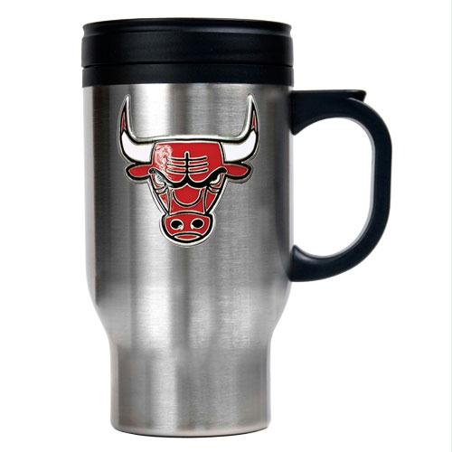 Great American Products Chicago Bulls NBA Stainless Steel Travel Mug Primary Logo