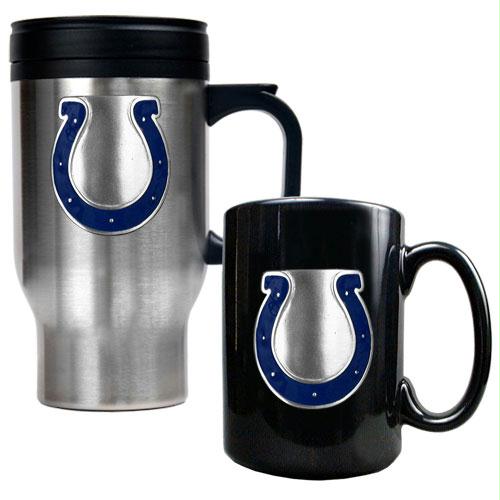 Great American Products Indianapolis Colts NFL Travel Mug Ceramic Mug Set Primary logo