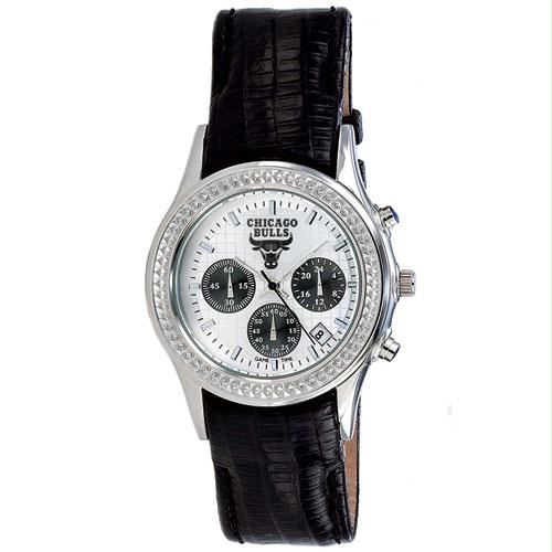 Game Time Chicago Bulls NBA Chronograph Dynasty Series Leather Band Watch
