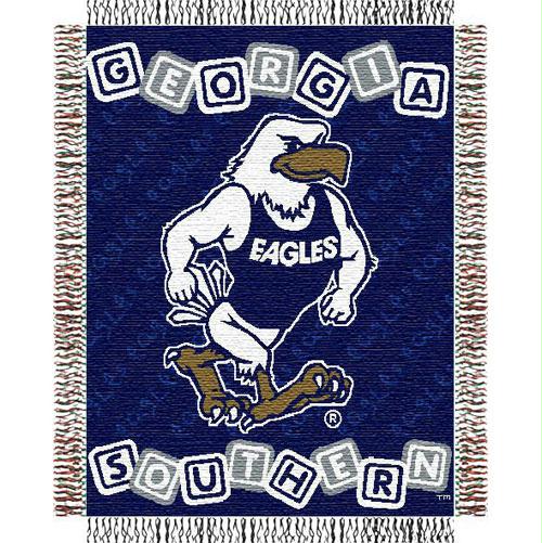 Northwest Georgia Southern Eagles NCAA Triple Woven Jacquard Throw 044 Series 36 x 46 Inch