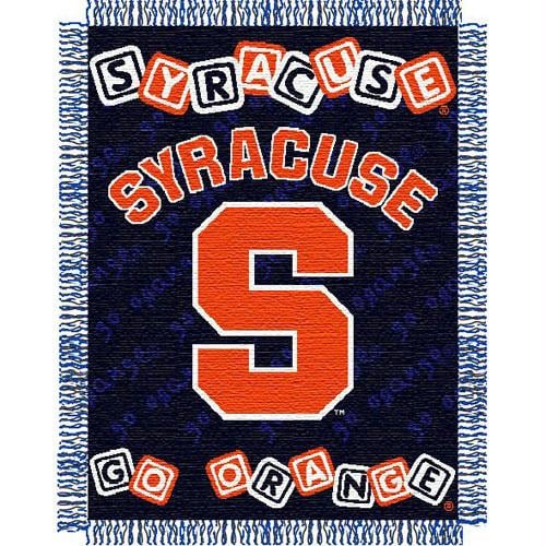 Northwest Syracuse Orangemen NCAA Triple Woven Jacquard Throw 044 Series 36 x 46 Inch