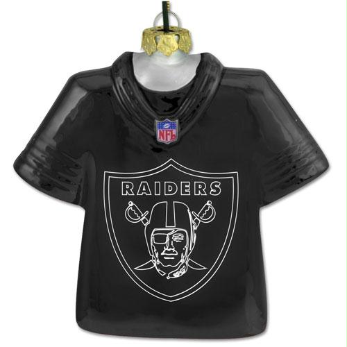 Scottish Christmas Oakland Raiders NFL Laser Etched LightUp Jersey Ornament 4.5 Inch