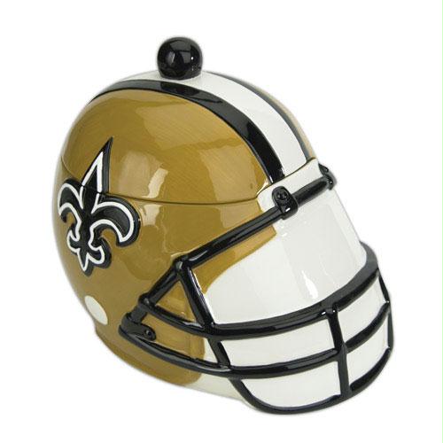Scottish Christmas New Orleans Saints NFL Ceramic Soup Tureen or Cookie Jar 9 x 8.5 Inch