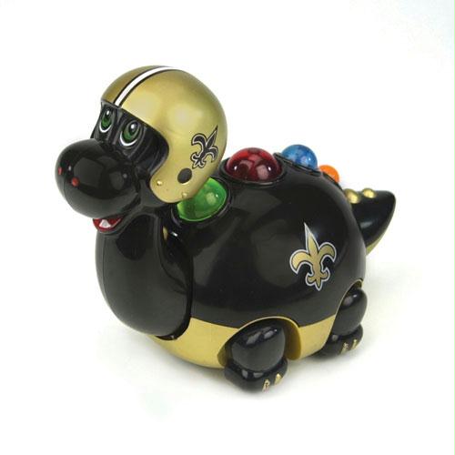 Scottish Christmas New Orleans Saints NFL Team Dinosaur Toy 6 x 9 Inch