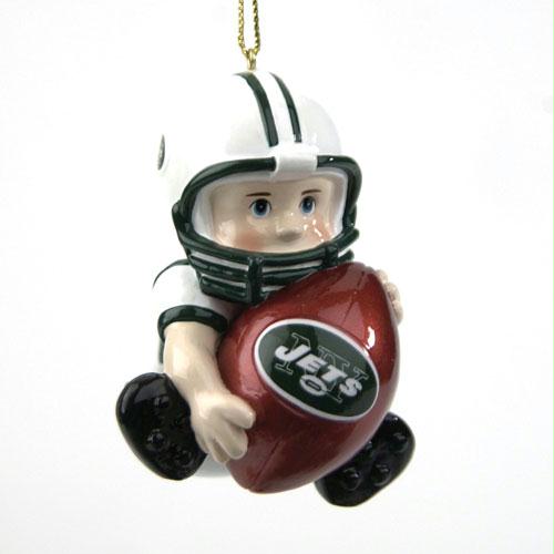 Scottish Christmas New York Jets NFL Lil Fan Player Ornament 3 Inch