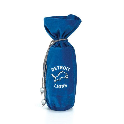 Scottish Christmas Detroit Lions NFL Drawstring Velvet Bag 14 Inch
