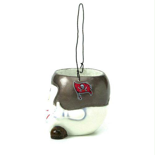 Scottish Christmas Tampa Bay Buccaneers NFL Halloween Ghost Candy Bucket - 6.5 Inch