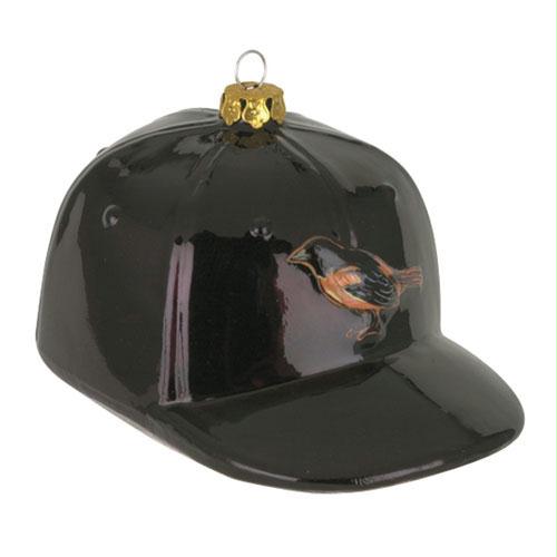 Scottish Christmas Baltimore Orioles MLB Glass Baseball Cap Ornament - 4 Inch
