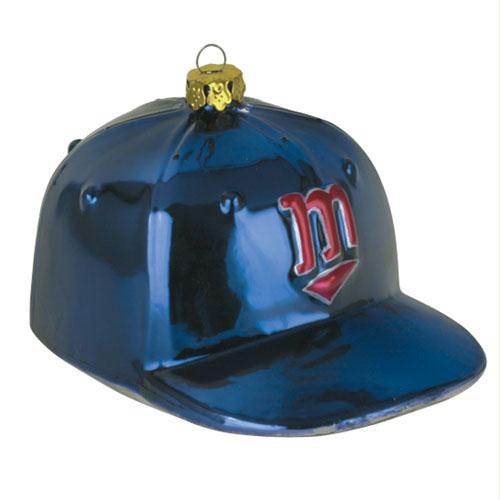 Scottish Christmas Minnesota Twins MLB Glass Baseball Cap Ornament - 4 Inch
