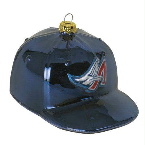 Scottish Christmas Los Angeles Angels MLB Glass Baseball Cap Ornament - 4 Inch