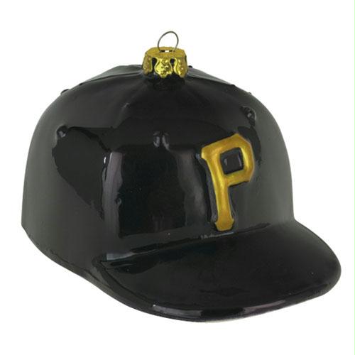 Scottish Christmas Pittsburgh Pirates MLB Glass Baseball Cap Ornament - 4 Inch