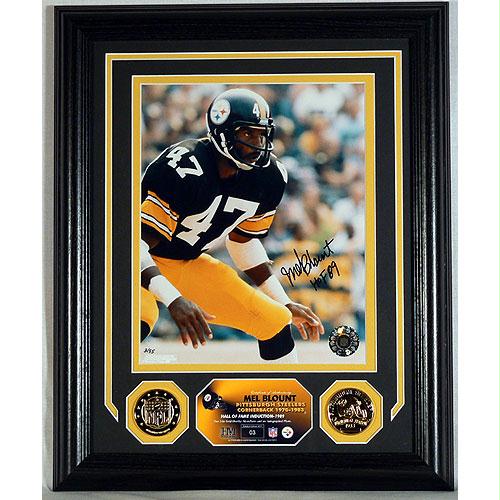 Highland Mint Mel Blount Autographed Photomint