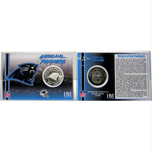 Highland Mint Carolina Panthers Team History Coin Card