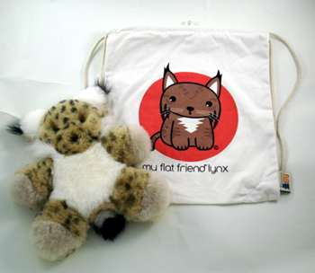 Ilynld Iberian Lynx Soft Toy & Drawstring Bag