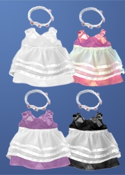 Animaland 60096B Evening Gown with Headband Assorted Colors