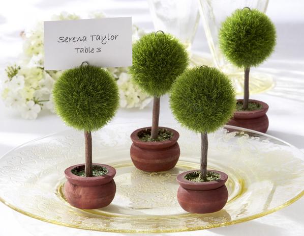 Kate Aspen 22011GN Topiary Photo HolderPlace Card Holder Set of Four As Seen in Modern Bride AugSept 2008 Case of 24 Sets