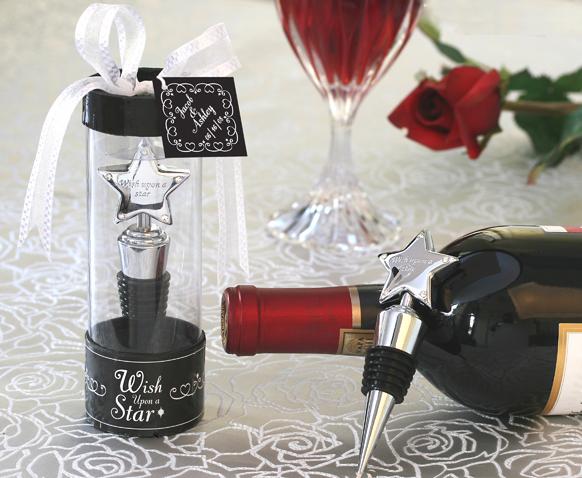 Kate Aspen 11009NA ''Wish Upon A Star'' Bottle Stopper with Rhinestone Accents in Tall Showcase Display Box- Case of 96