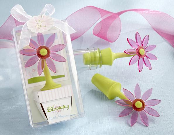 Kate Aspen 18022PK ''Blooming'' Flower Bottle Stopper in Whimsical Window Gift Box- Case of 96