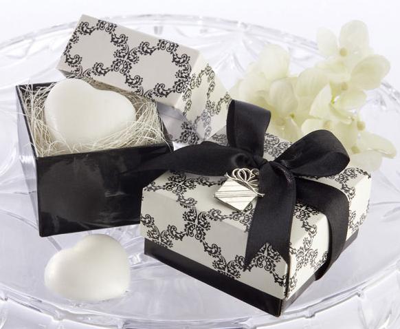 Kate Aspen 21030NA Sweet Heart HeartShaped Scented Soap with Kate Aspen Signature Charm Case of 96