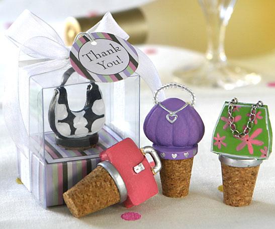 Kate Aspen 25020NA So Pretty Miniature Purse Bottle Stoppers in Gift Box -Set of 4- Case of 48 Sets
