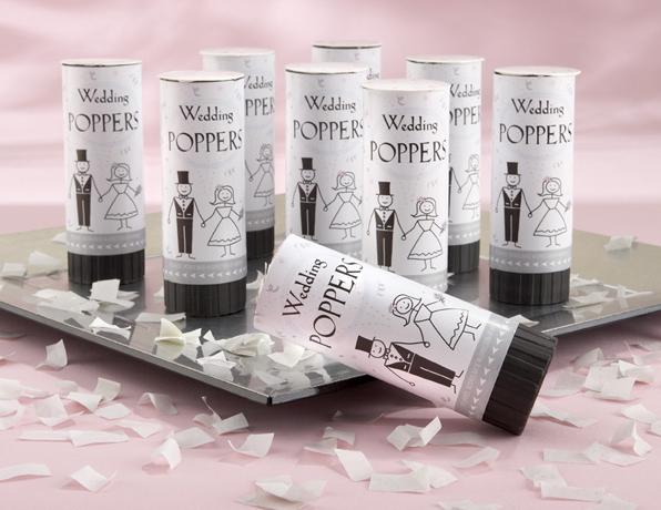Kate Aspen 28046WT Have a Blast Biodegradable Celebratory Wedding Poppers -Set of 12- Case of 16 Sets