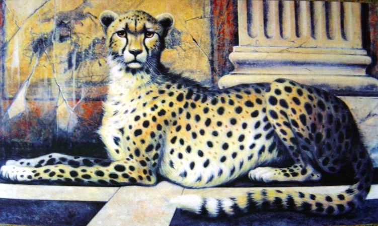 Dm 10 Cheetah Door Mat