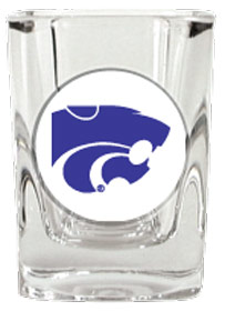 Kansas State Wildcats Square Shot Glass 2 oz.