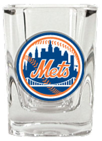 New York Mets Square Shot Glass 2 oz.