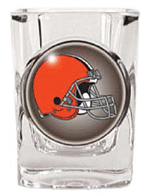 Cleveland Browns Square Shot Glass 2 oz.