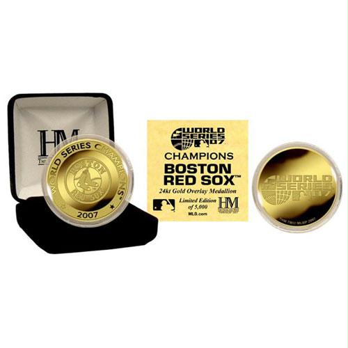 Highland Mint 2007 Boston Red Sox World Series Champions 24Kt Gold Coin