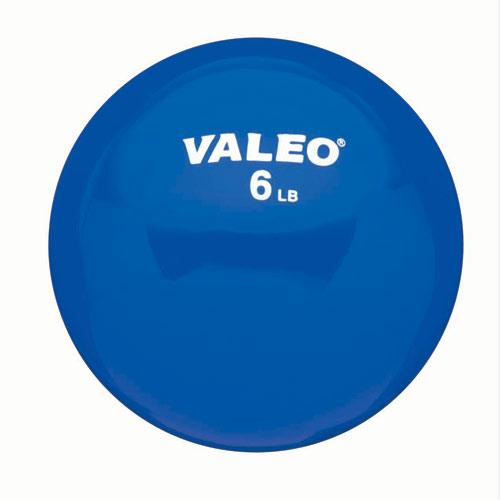 Valeo 6 lb Weighted Fitness Balls with Soft Vinyl Covering