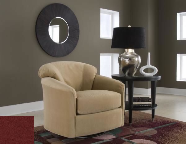 Klaussner Furniture 12SWGLBERRY Swivel Glide Chair - Berry