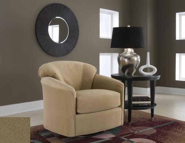 Klaussner Furniture 12SWGLCOFFEE Swivel Glide Chair - Coffee