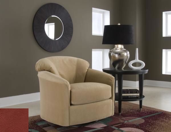 Klaussner Furniture 12SWGLCORAL Swivel Glide Chair - Coral