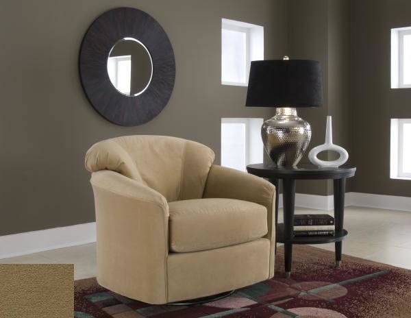 Klaussner Furniture 12SWGLHONEY Swivel Glide Chair - Honey