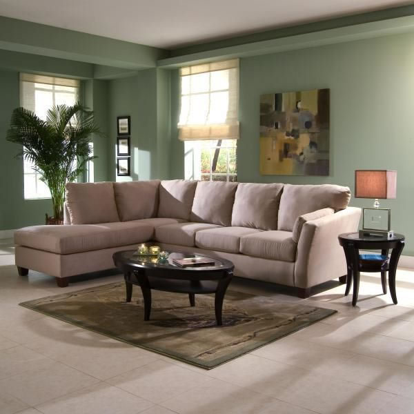 Klaussner Furniture DREWSECTB-1 Drew Raf Chaise - Khaki