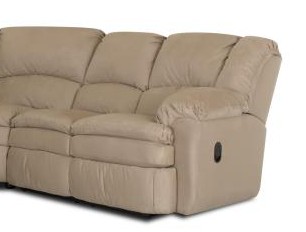 Klaussner Furniture 38103L Rupert Reclining Loveseat Khaki