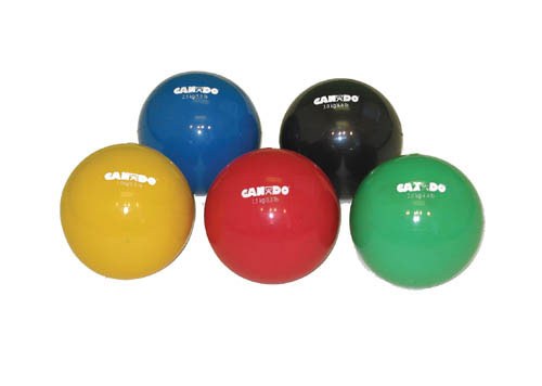 Hand Weighted Ball 1 kg / 2.2 lbs Yellow 103161