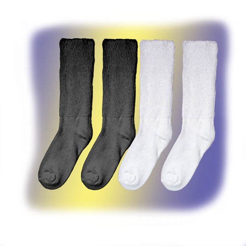 Diabetic Socks - King Size (Fits sizes 13-16) White - 2667C