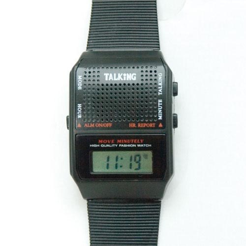 Talking Wrist Watch-Spanish Square Face - 3183S