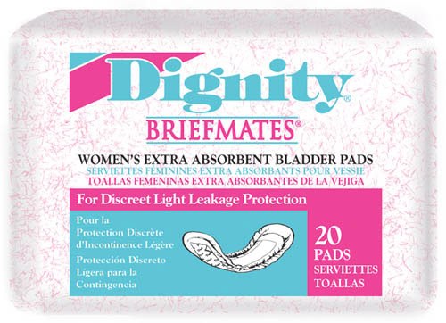 Dignity Briefmates Bladder Pad Extra-Absorbent Bag / 20 - H30225