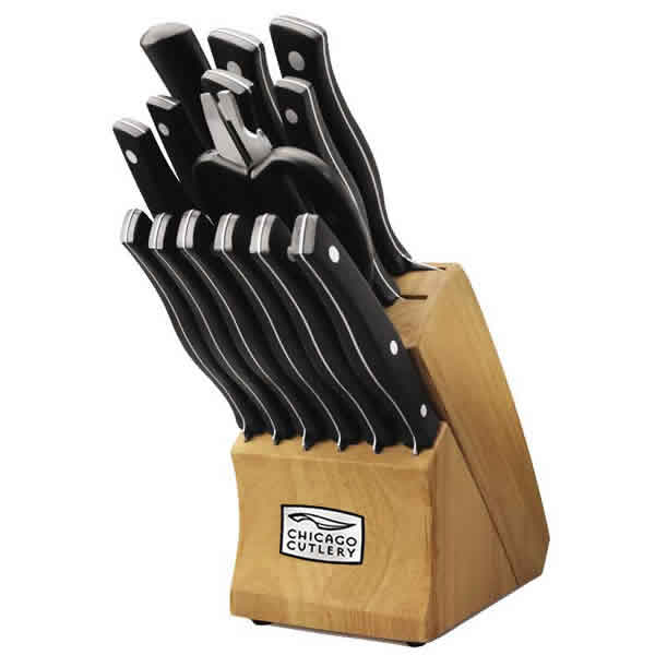 Chicago Cutlery 1073704 Metropolitan 15Pc Block Set