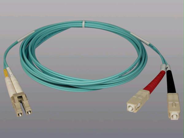 TRIPP LITE N816-01M 1M SCM/LCM Multimode Cable Aqua blue